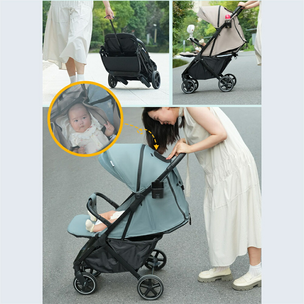 楽天市場】子供用三輪車 ベビーカー 折りたたみ かじとり 手押し棒
