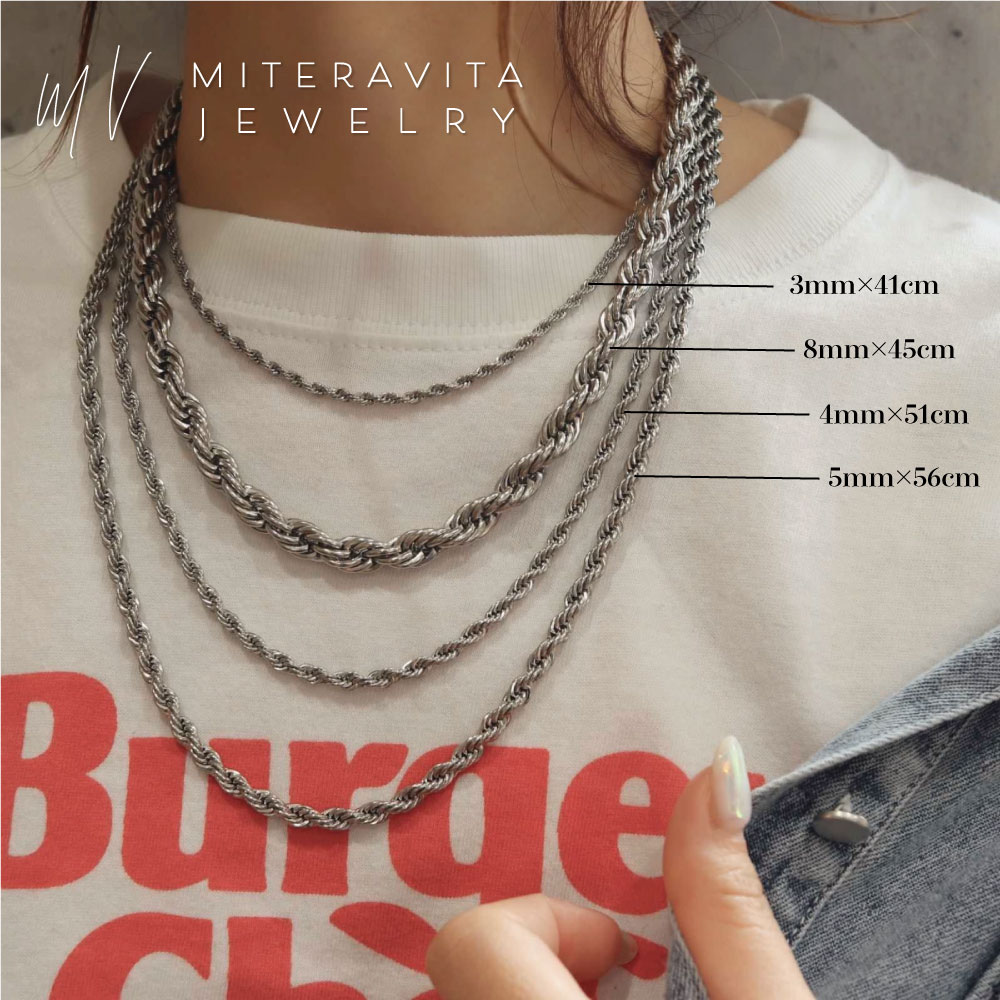 楽天市場】金属アレルギー対応 サージカルステンレスチェーン