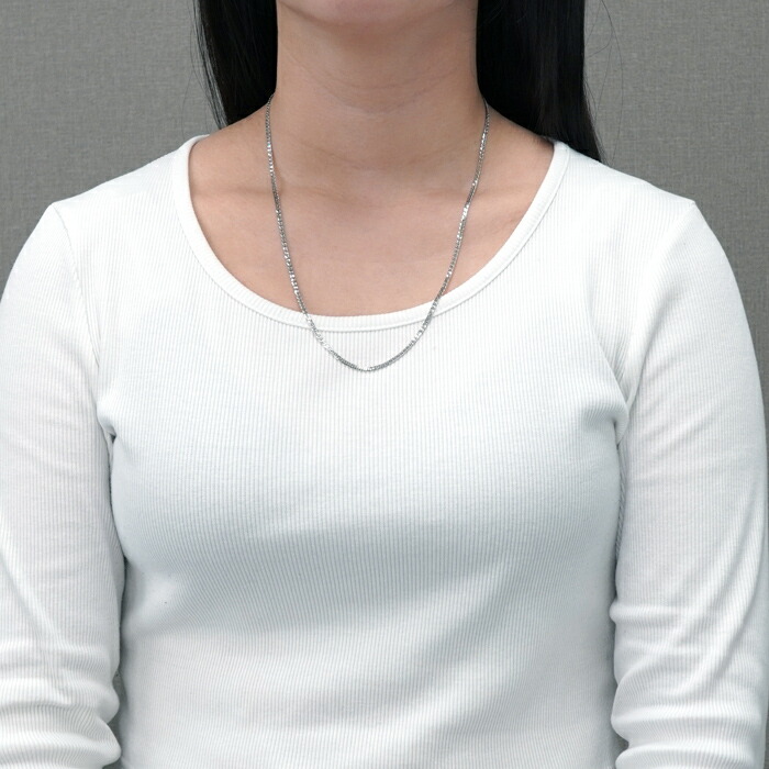 楽天市場】喜平 ネックレス プラチナ Pt1000 ダブル 6面 55cm 11g