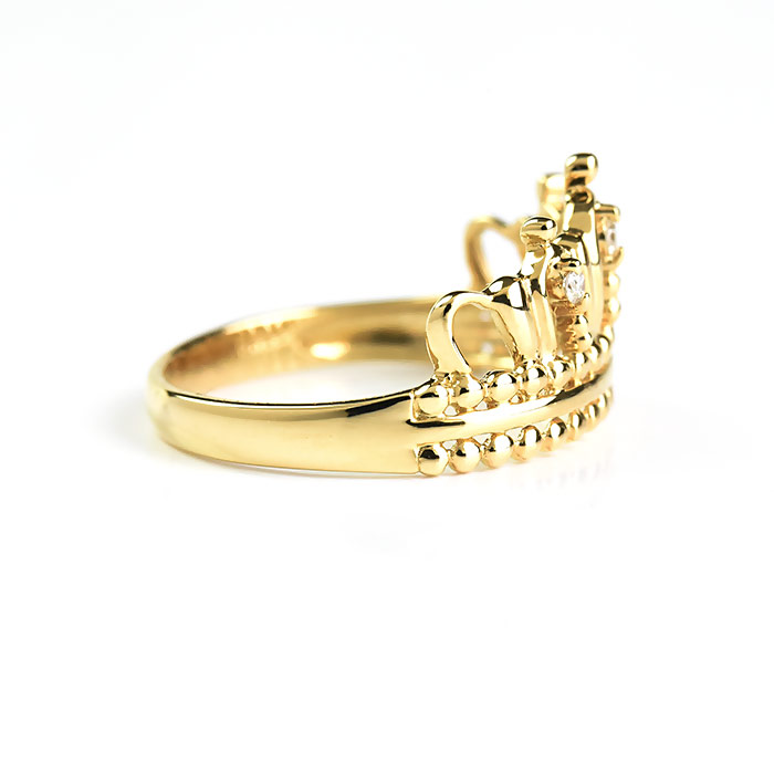 楽天市場】クラウンモチーフ ダイヤモンド リング Eliza/エリザ K18
