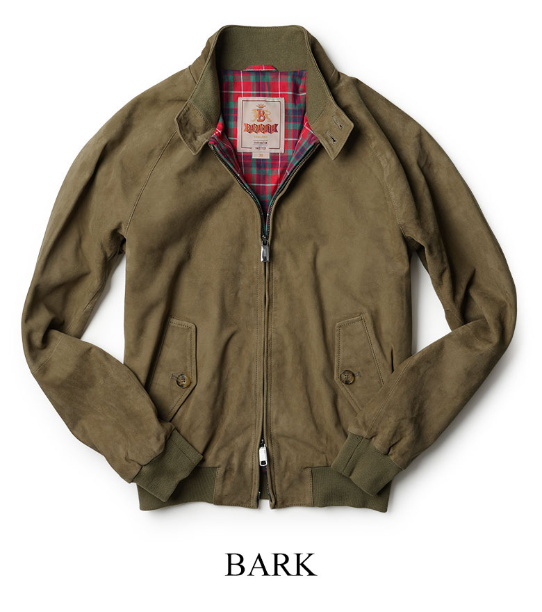 楽天市場】バラクータ G9 ブルゾン スエード ダークネイビー ゴート