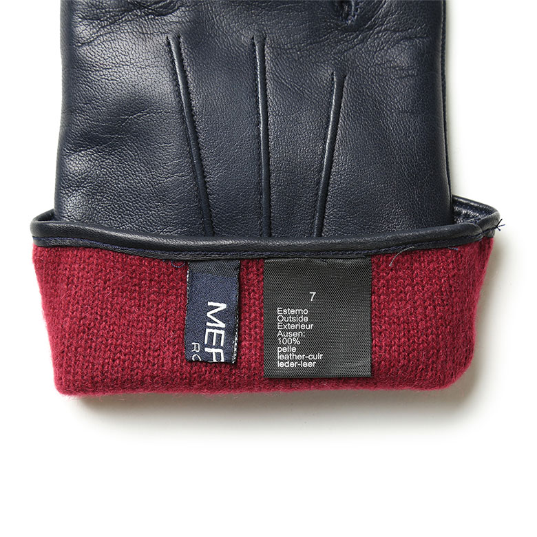 楽天市場】メローラ 手袋 グローブ レザー ナッパレザー カシミヤ100