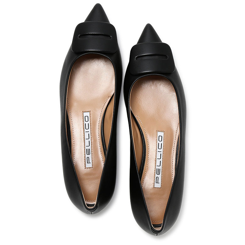 楽天市場】ペリーコ パンプス ポインテッドトゥ レザー スエード