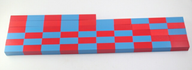 楽天市場】モンテッソーリ 算数棒 ♪小50cm♪ Montessori Numerical