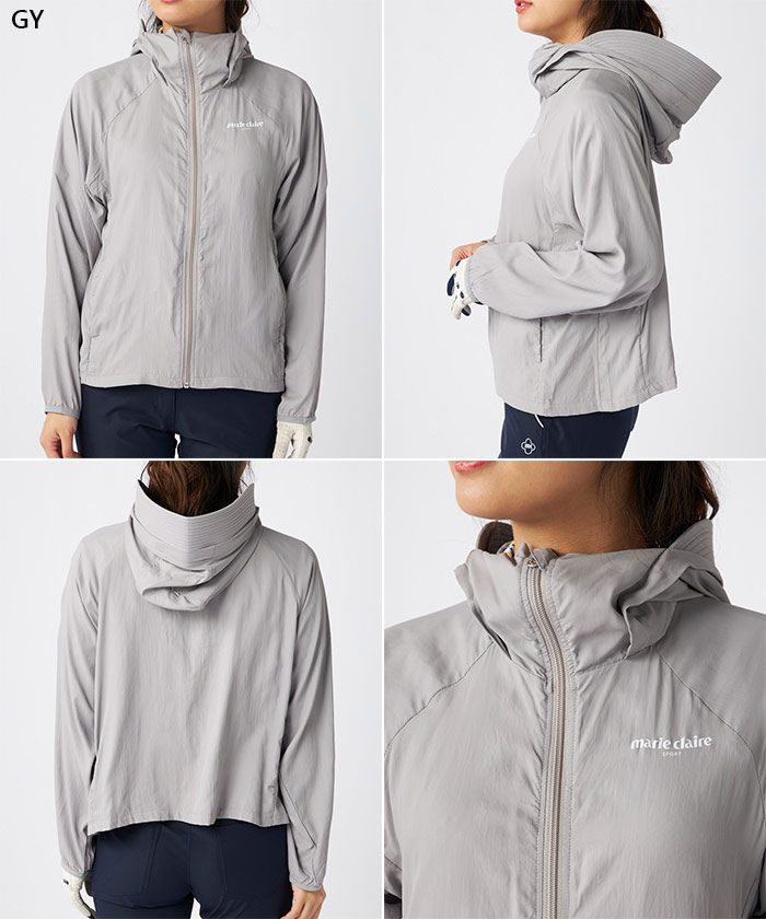 楽天市場】マリクレール レディース UVパーカー ゴルフウェア トップス