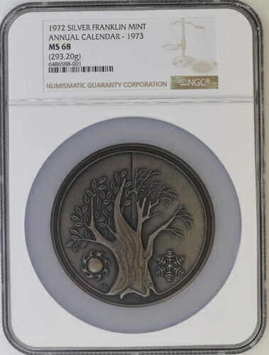 楽天市場】1972年 フランクリンミント 1973年 アニュアルカレンダー