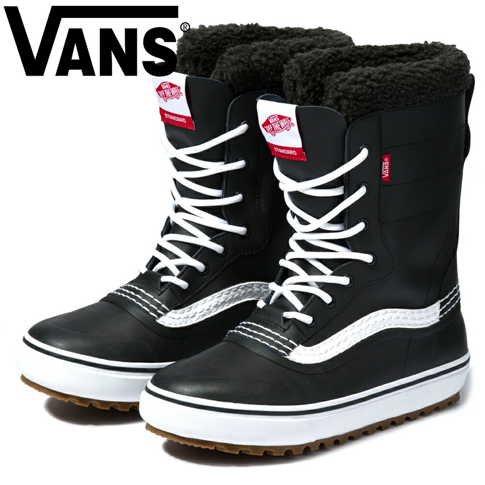 楽天市場】スノーブーツ VANS バンズ STANDARD SNOW MTE BLACK WHITE