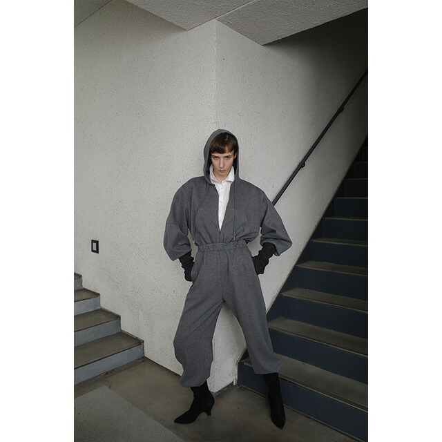 楽天市場】クラネ CLANE フーディー スウェット オールインワン HOODED