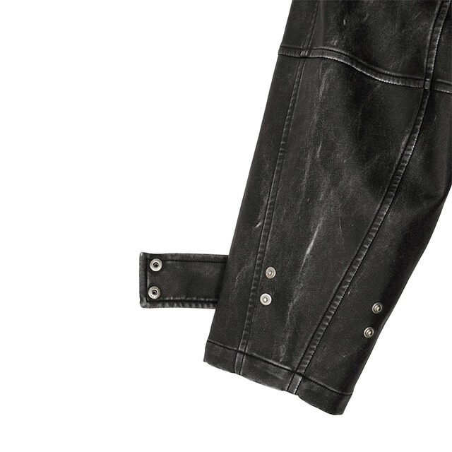 楽天市場】ナウンレス NOUNLESS クラッシュ フェイクレザー ジャケット