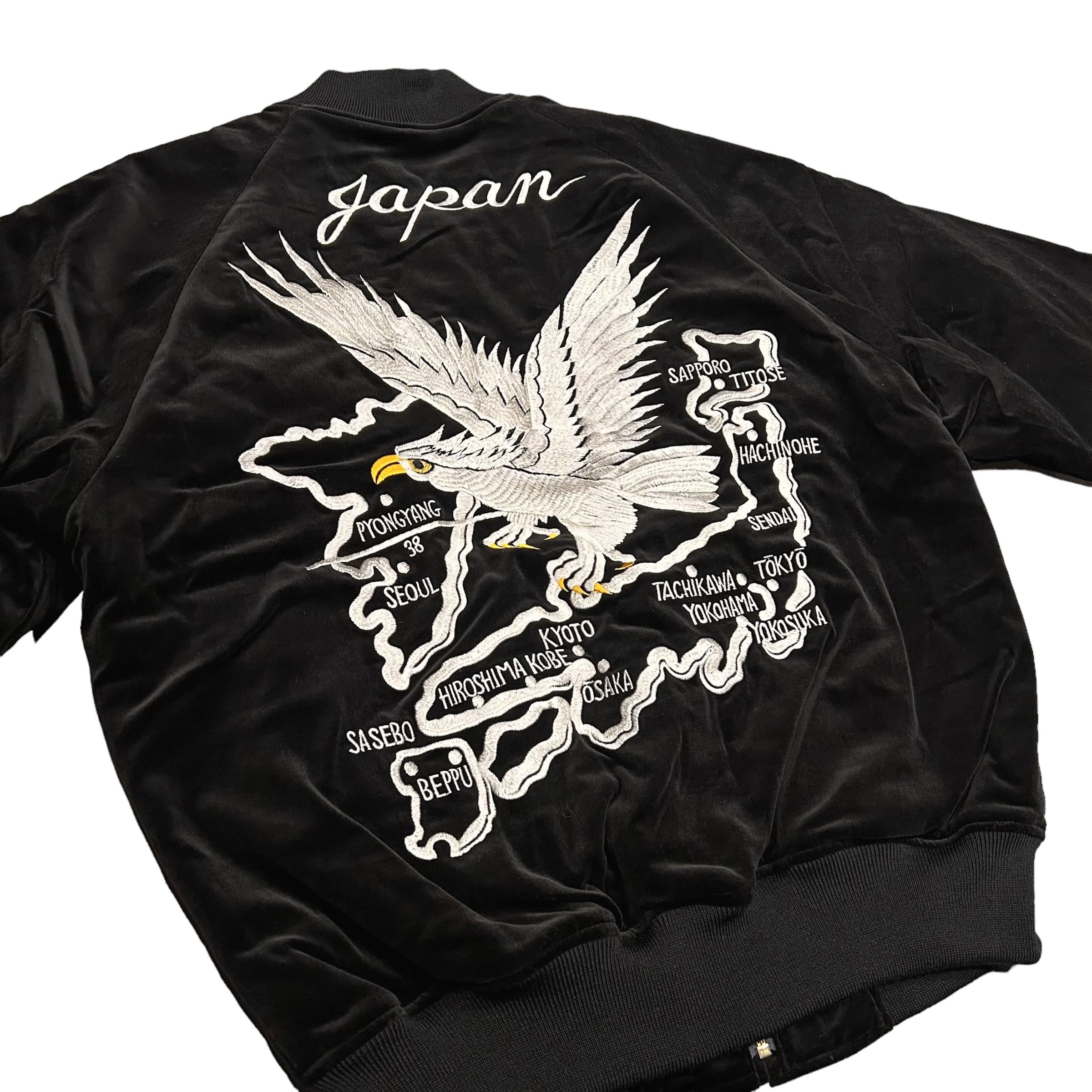 楽天市場】A.R.P. Japan Made 別珍 Sukajan W/Quilt Lined Black