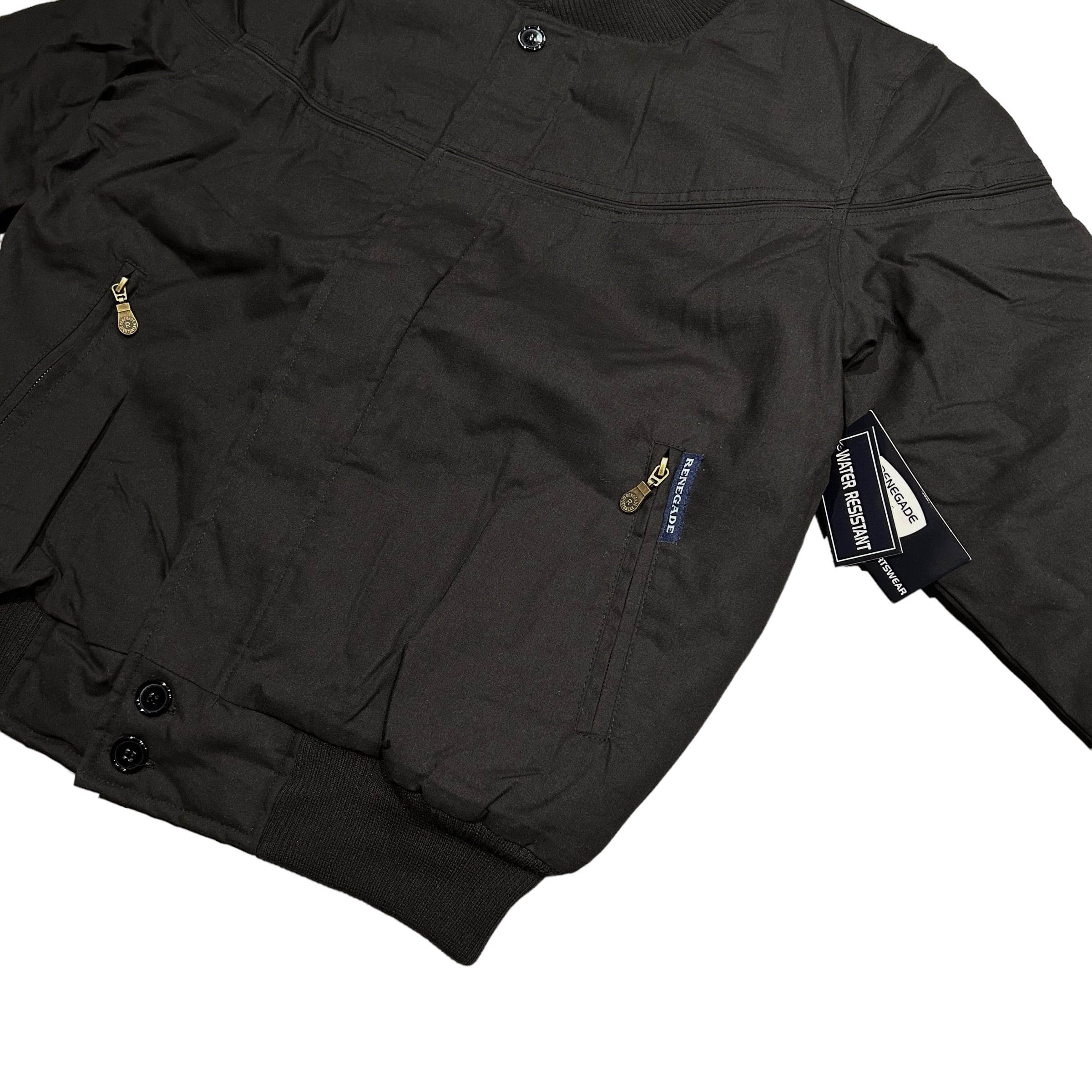 楽天市場】RENEGADE SPORTS Padded Nylon Lined Derby Jacket Black