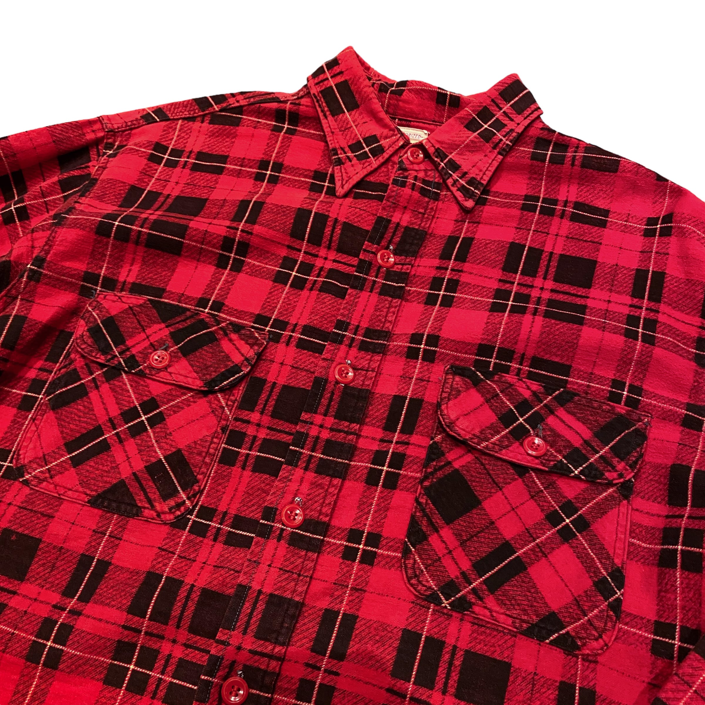 楽天市場】50's PENNEY'S Print Flannel Shirt L / JCペニー ペニーズ