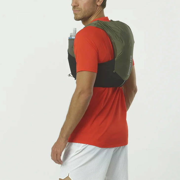 楽天市場】送料無料 サロモン ランニングベスト フラスク付 メンズ