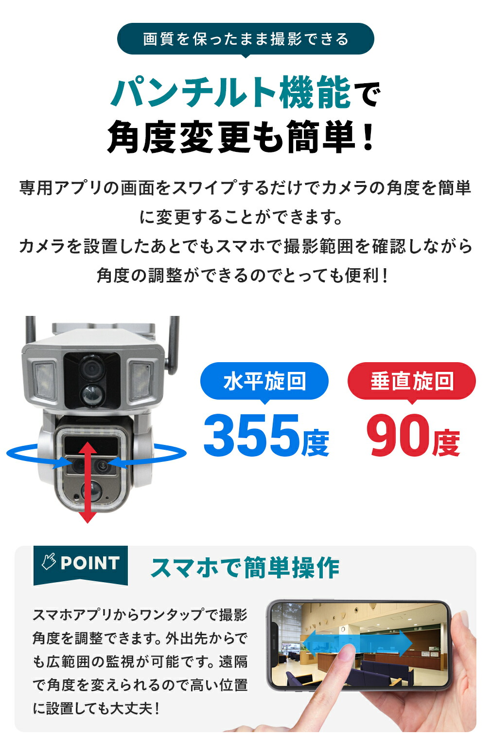 楽天市場】防犯カメラ 10倍/20倍光学ズーム Wレンズ トリプルレンズ