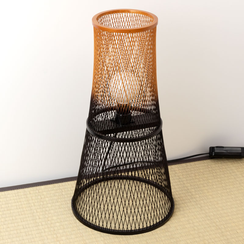 楽天市場】駿河竹千筋細工 フロアスタンド 霊峰 静岡県伝統工芸品 黒田