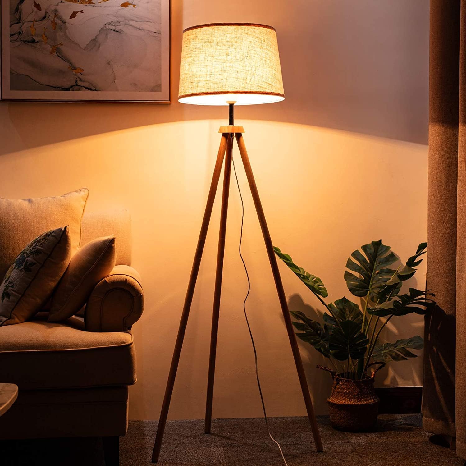 楽天市場】フロアライト 木製の通販