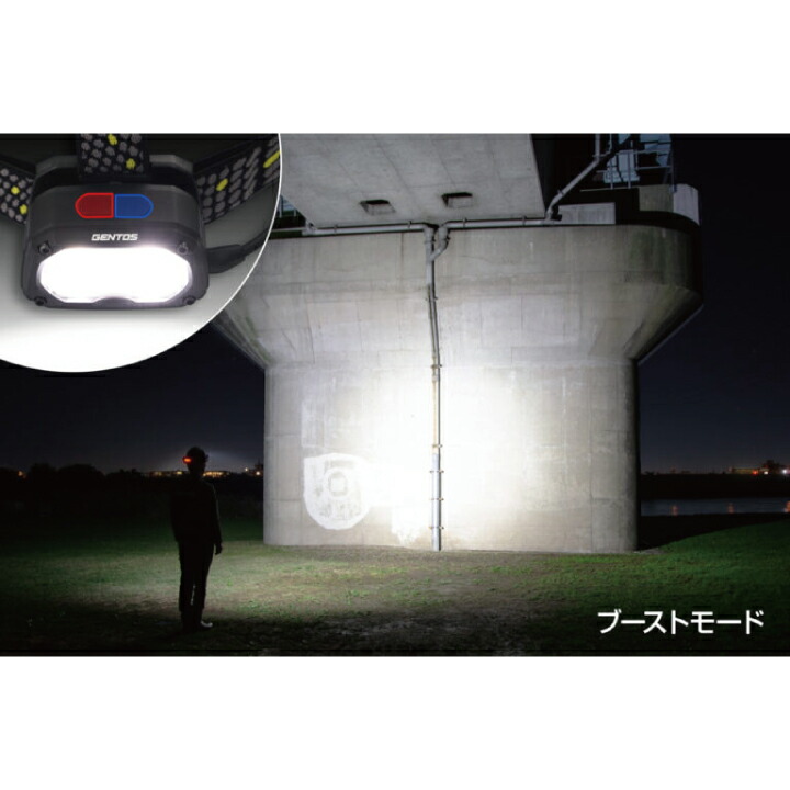 楽天市場】ヘッドライト 充電式 GENTOS ジェントス TX-D434R GENTOS
