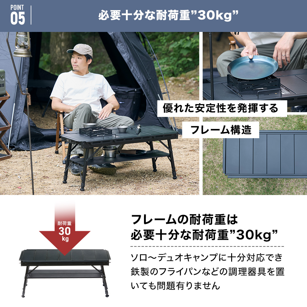 楽天市場】WAQ MULTI IRON TABLE パネル式アイアンテーブル WAQ-MIT1