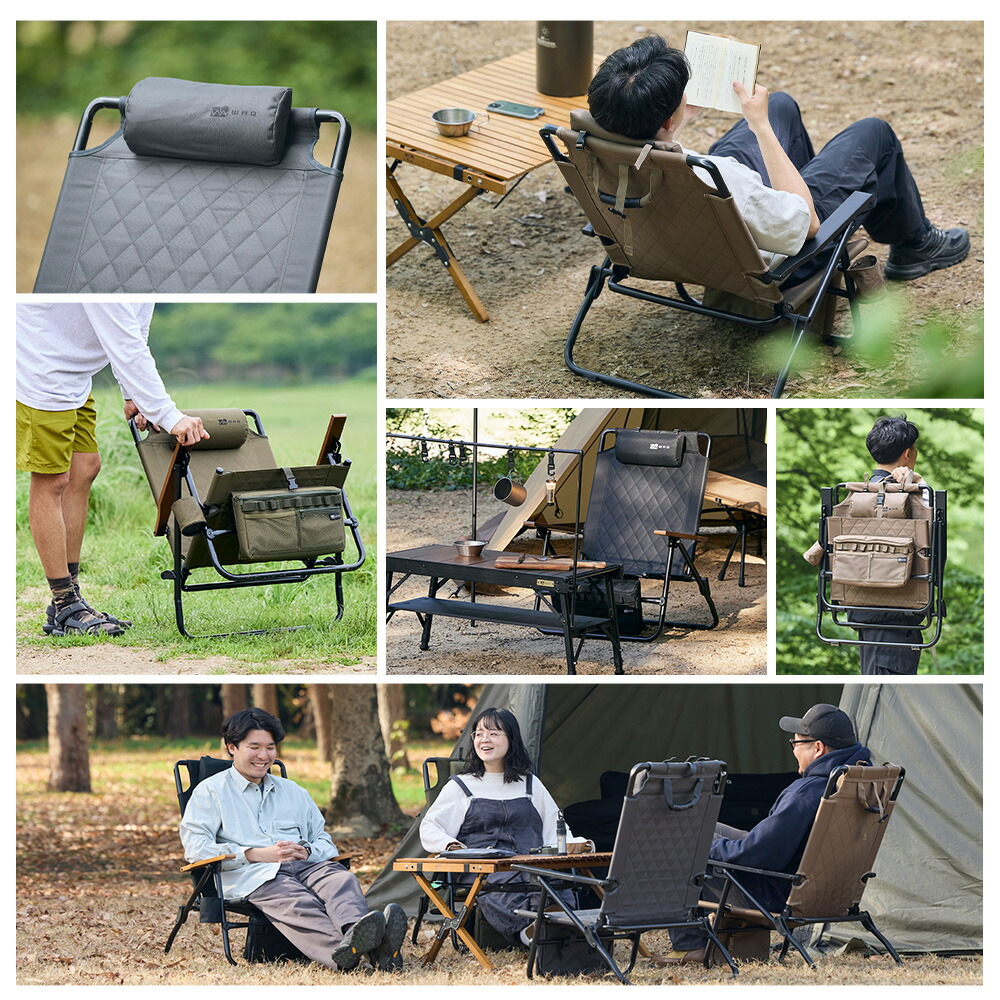 楽天市場】WAQ Reclining Low Chair リクライニングローチェア WAQ