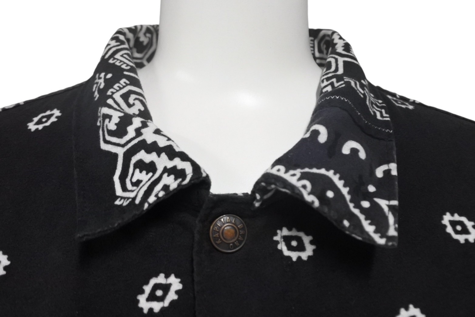 楽天市場】KAPITAL キャピタル バンダナ リバーシブル シャツ