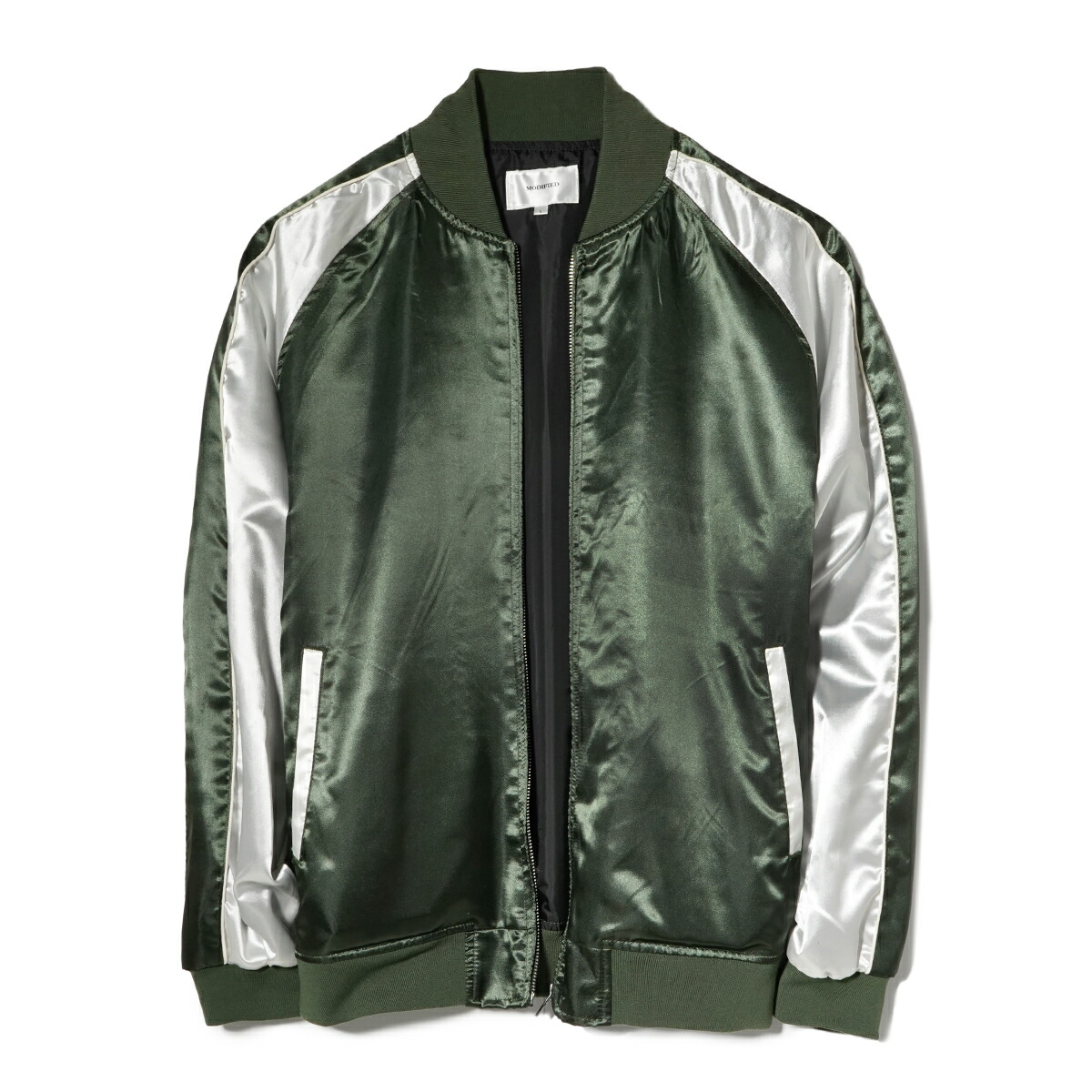 楽天市場】スカジャン メンズ 無地 サテンジャンパー スーベニア