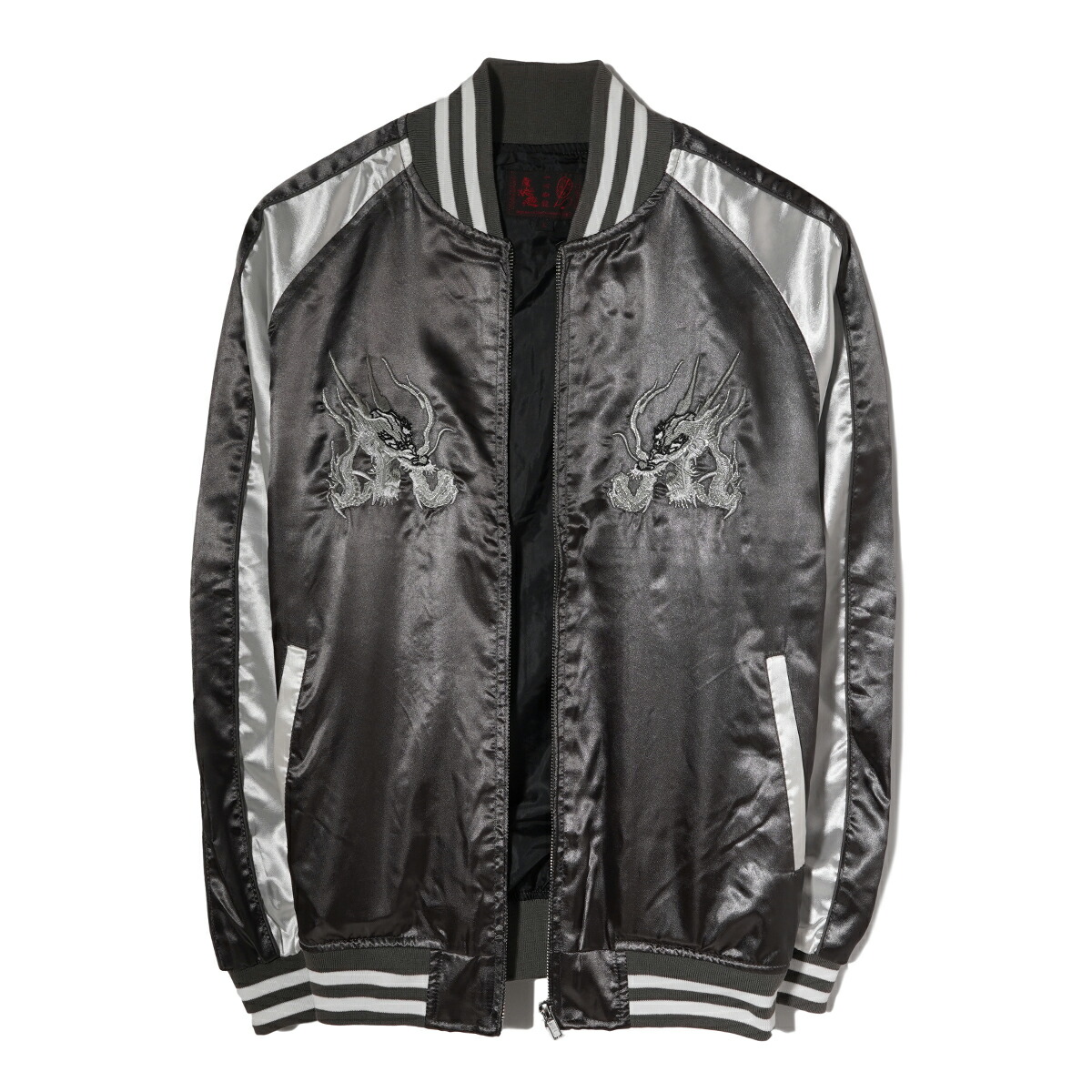 楽天市場】スカジャン メンズ サテンジャンパー スーベニア ジャケット