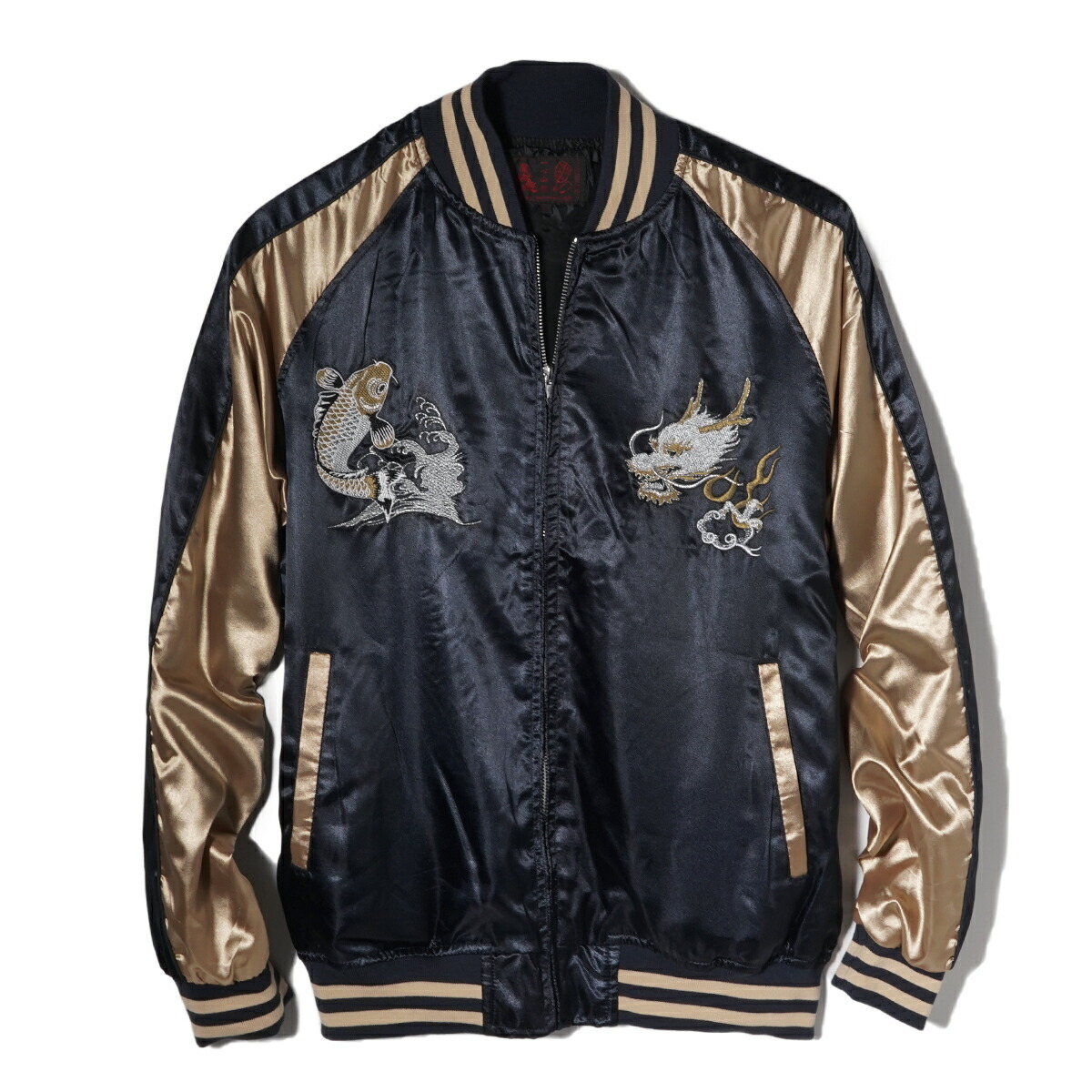 楽天市場】スカジャン メンズ サテンジャンパー スーベニア ジャケット