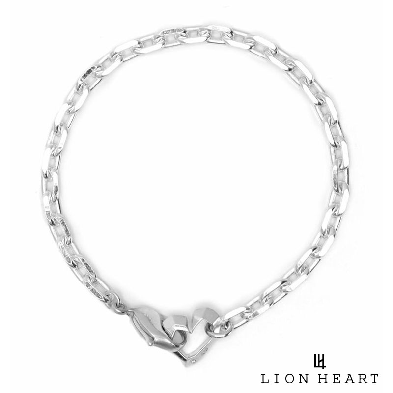 楽天市場】ライオンハート フラグメント ハート ブレスレット シルバー