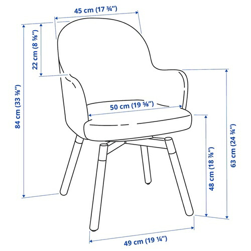 楽天市場】[IKEA/イケア/通販]JANOLOF ヤンオロフ 回転パーソナル