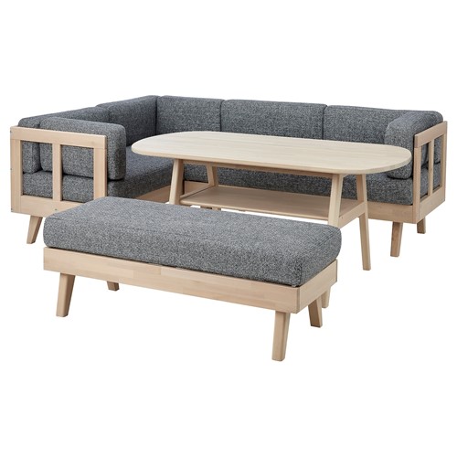 楽天市場】[IKEA/イケア/通販]HALVDAN ハルヴダン 4人掛Cダイニング