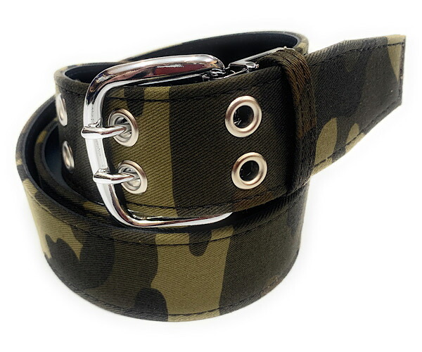 楽天市場】【Wピンベルト】 迷彩柄ベルト 40ミリ幅 ダブルピンベルト