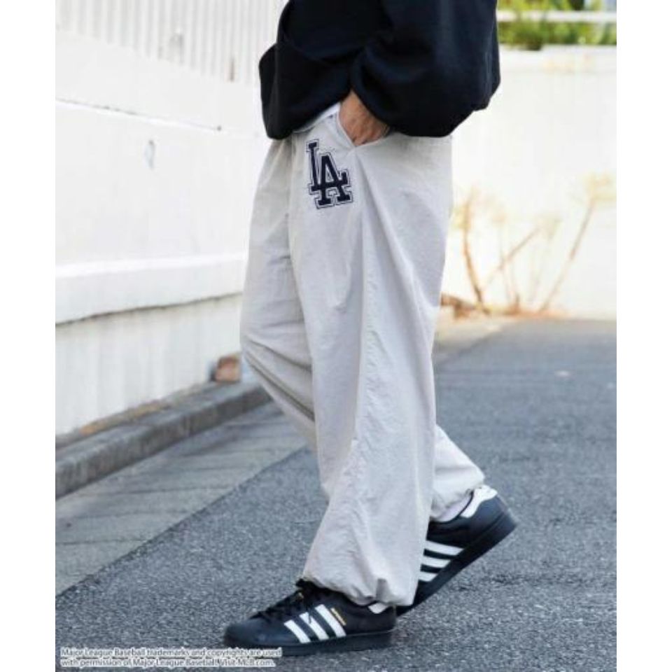 楽天市場】別注MLBナイロンイージーパンツ メンズ ボトムス パンツ