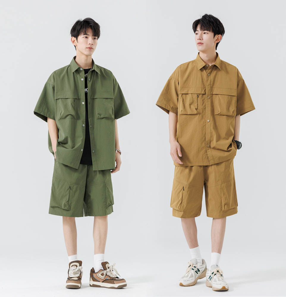 楽天市場】ミリタリー 半袖シャツ ハーフパンツ メンズ ジャージ上下