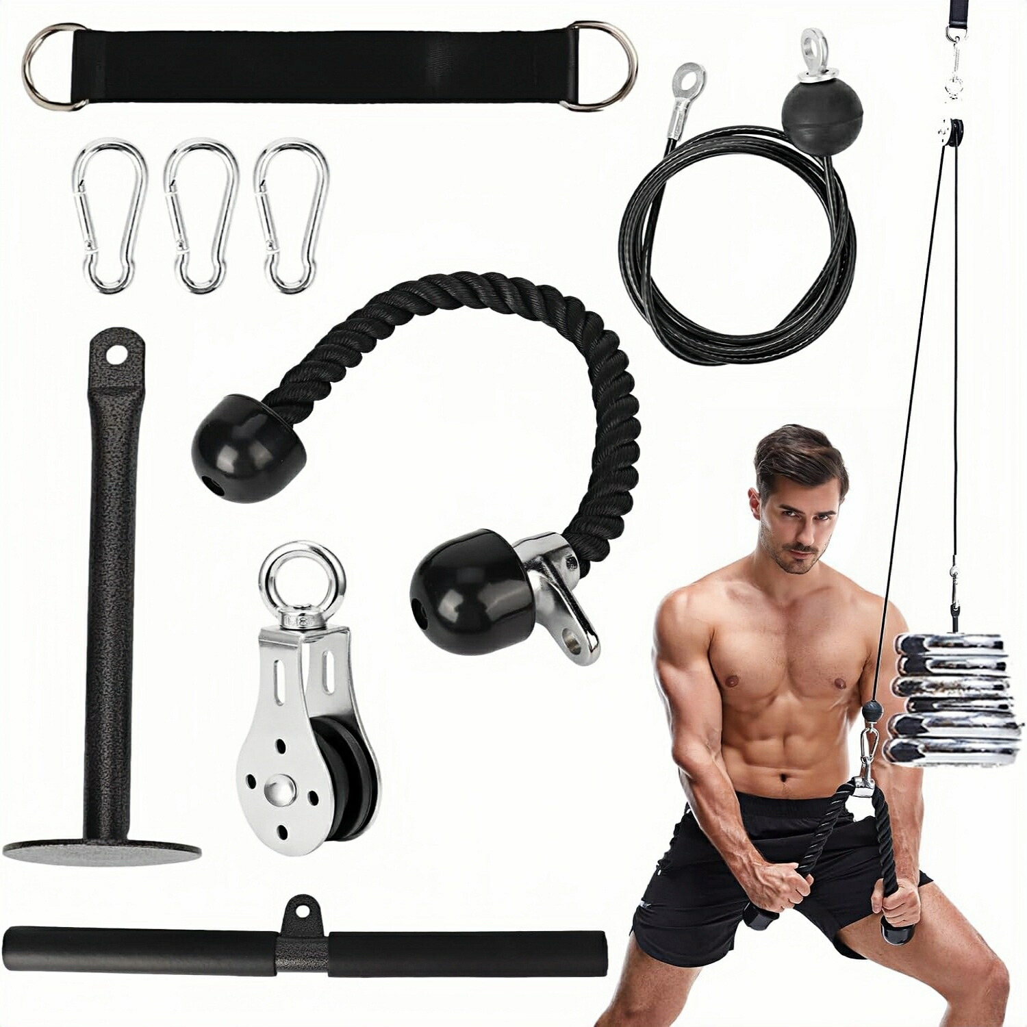 楽天市場】【在庫あり】 ストレートバー [IVANKO] ケーブルマシン