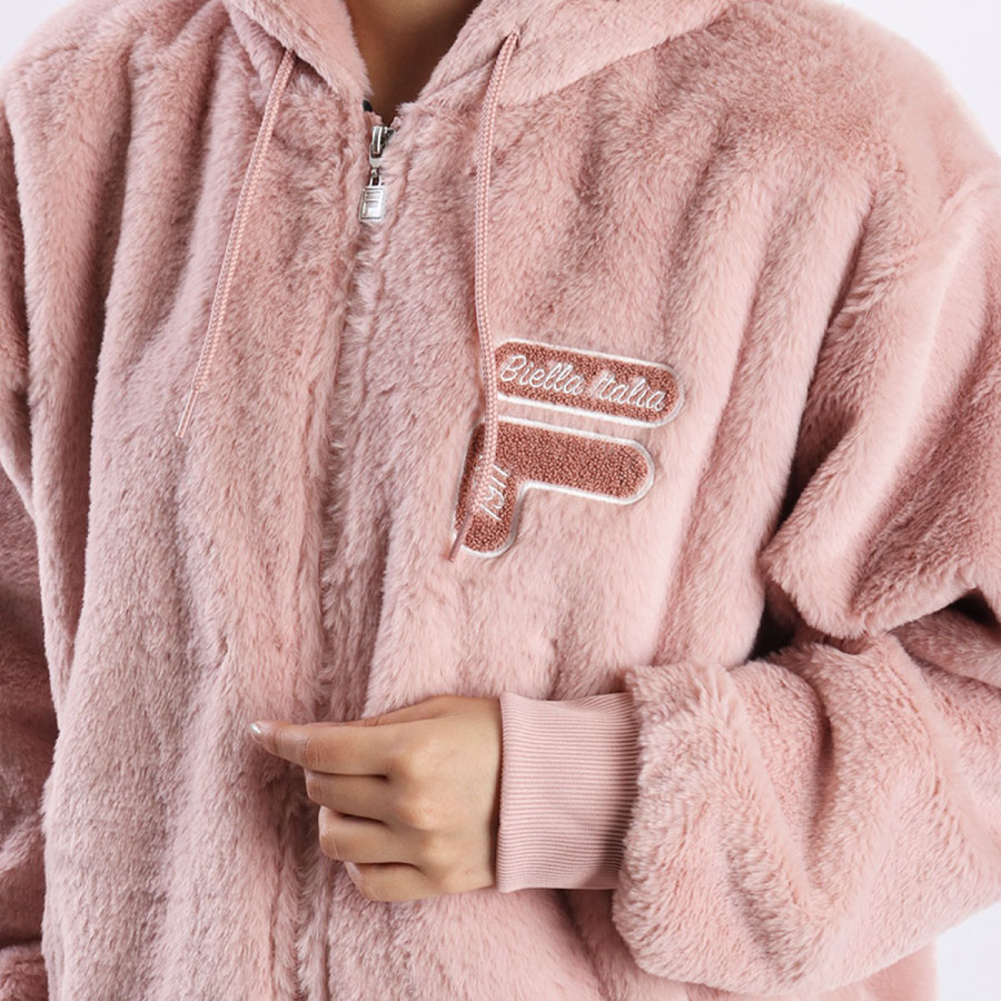 楽天市場】FILA フィラ 公式 フェイクファー ボアジャケット ボア