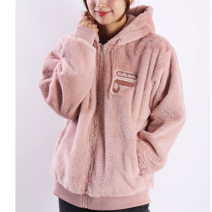 楽天市場】FILA フィラ 公式 フェイクファー ボアジャケット ボア
