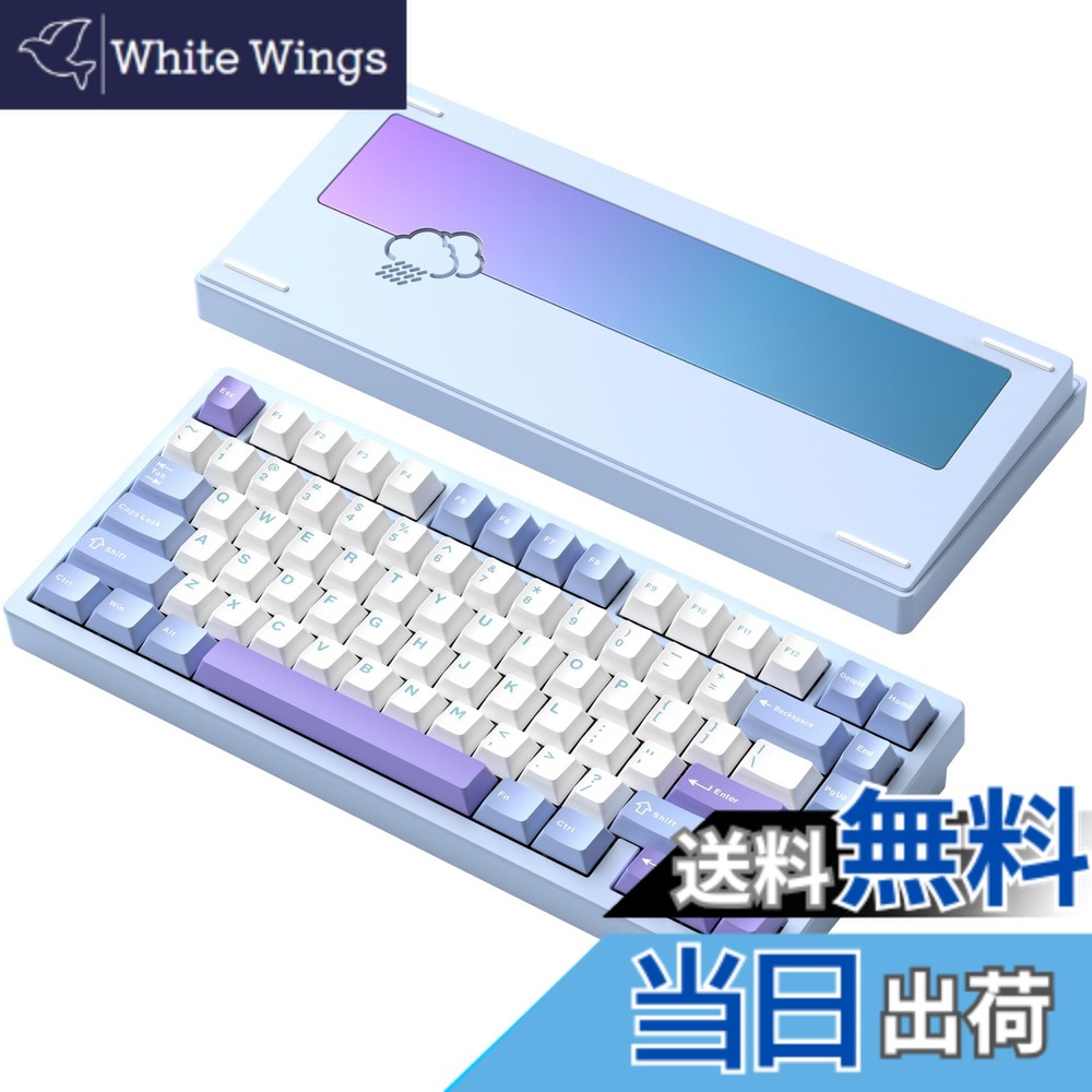 楽天市場】【送料無料】【WOBKEY Rainy75キーボード】雨音のような打鍵