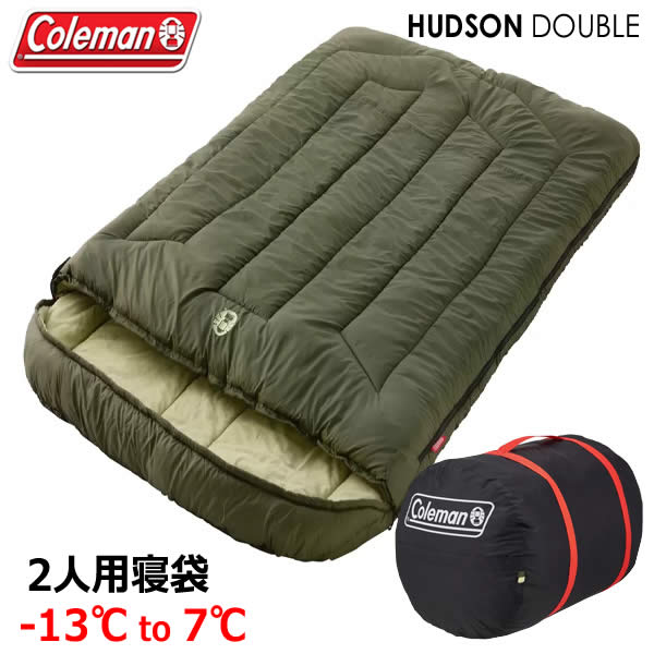 楽天市場】【送料無料】Coleman コールマン ハドソンダブル 2人用寝袋