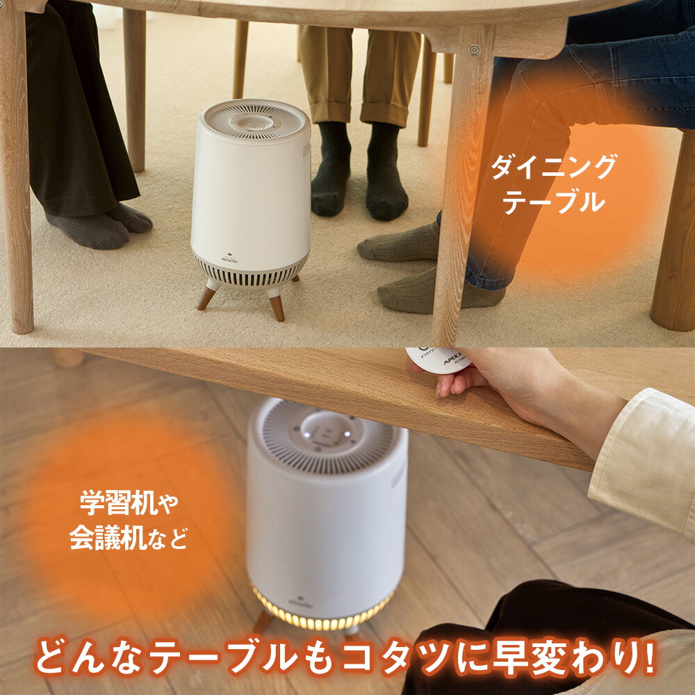 楽天市場】360度 ヒーター セラミックヒーター どこでもこたつ 全方位