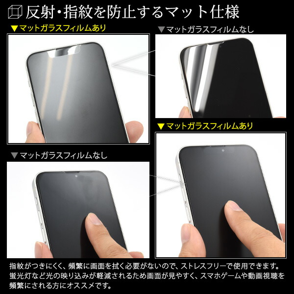 楽天市場】送料無料 iPhone 13 mini用全画面液晶保護マットガラス