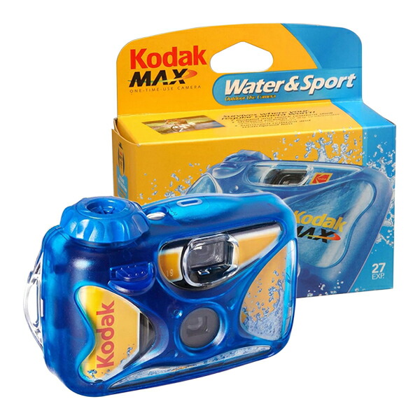 楽天市場】KODAK スポーツ15m防水 レンズ付きフイルム Water＆Sport 27