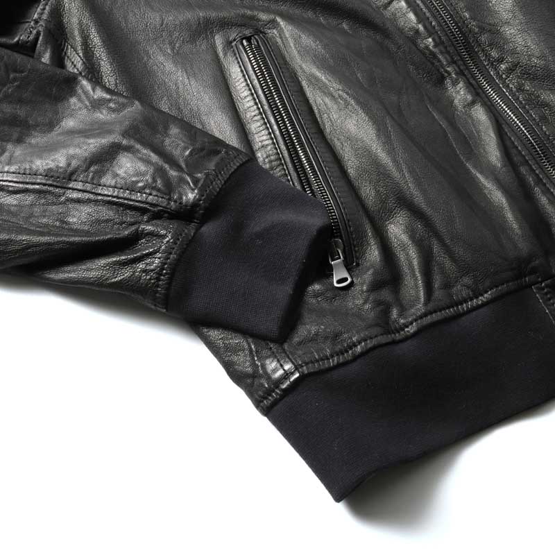 楽天市場】GARRETT / ギャレット｜ヴィンテージ加工ラムレザージップ