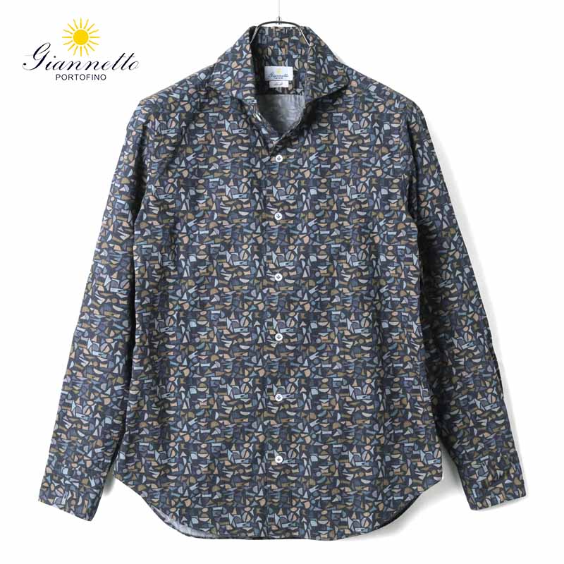 楽天市場】Giannetto / ジャンネット｜ネイティブ調プリントコットン