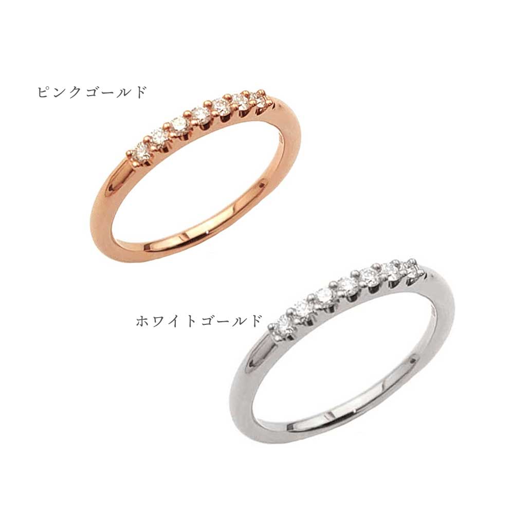 楽天市場】ピンキーリング 3号 5号 細め ダイヤモンド ピンクゴールド
