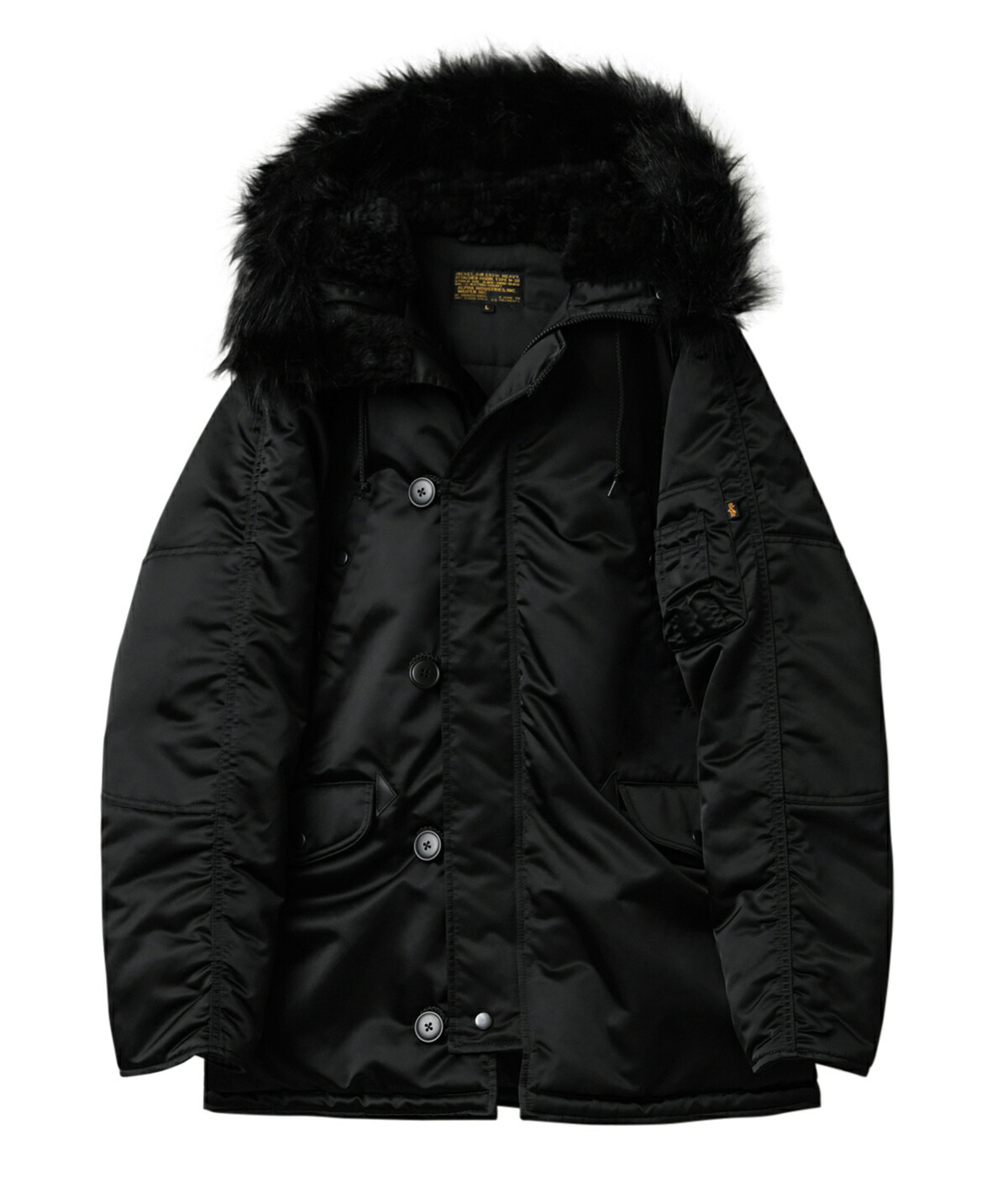 楽天市場】alpha n－3b ブラックファーの通販