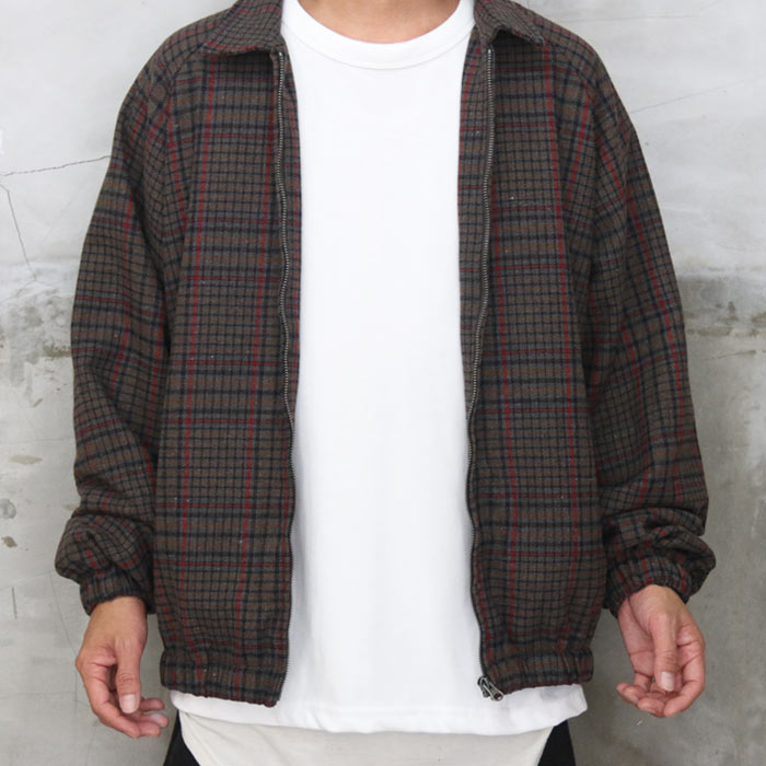 楽天市場】チェック柄ビッグジャケット アウター メンズ ジャケット