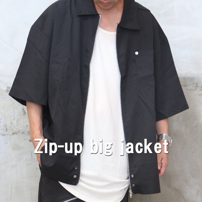 楽天市場】ジップアップビッグジャケット メンズ [M便 1/1] ジャケット