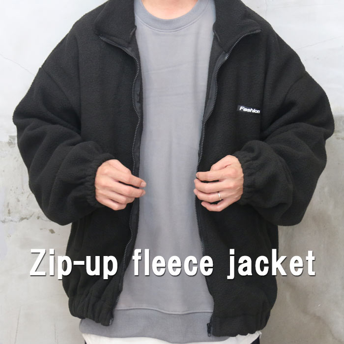 楽天市場】ジップアップフリースジャケット メンズ ジップアップ