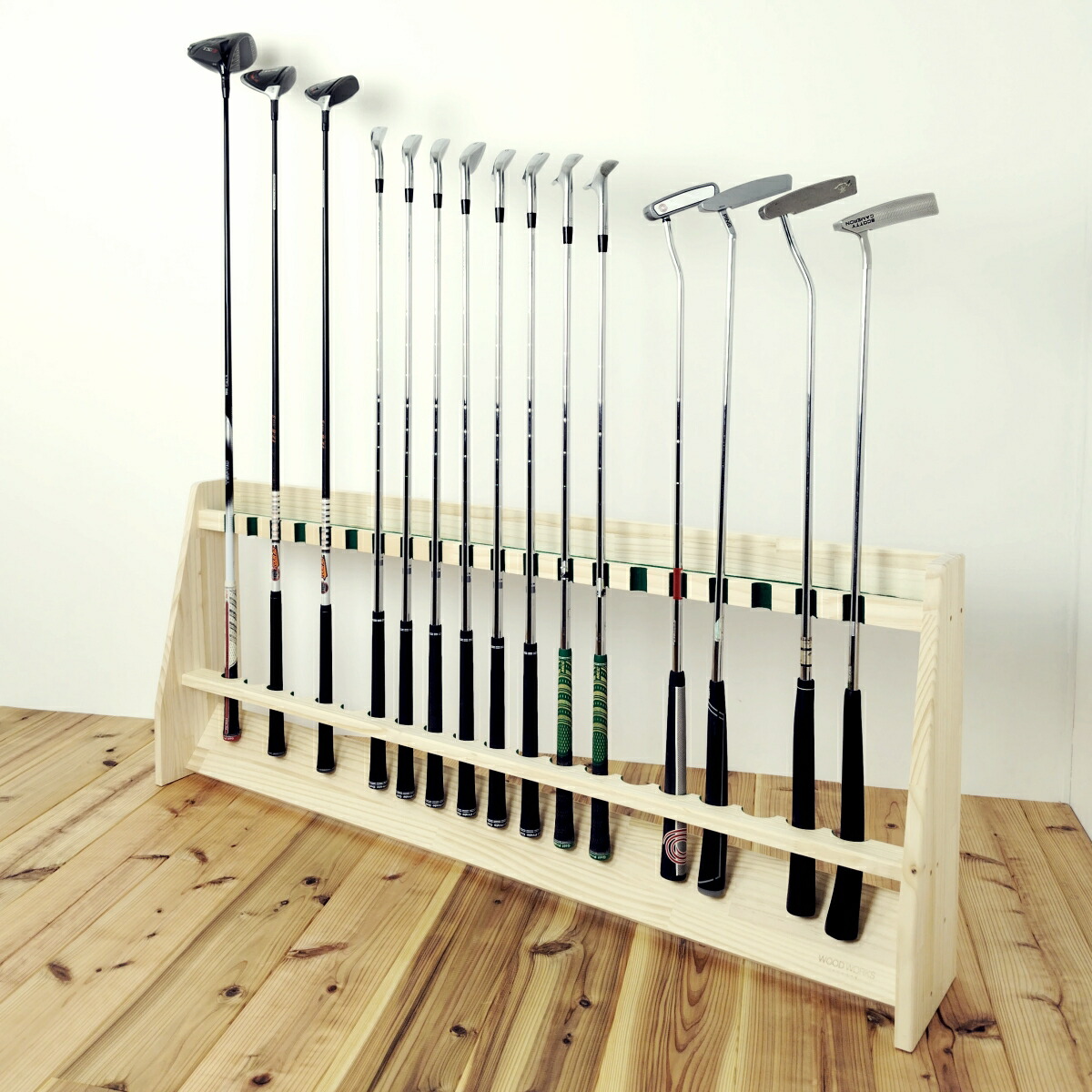 楽天市場】月間優良ショップ連続受賞 WOODWORKS ゴルフクラブスタンド