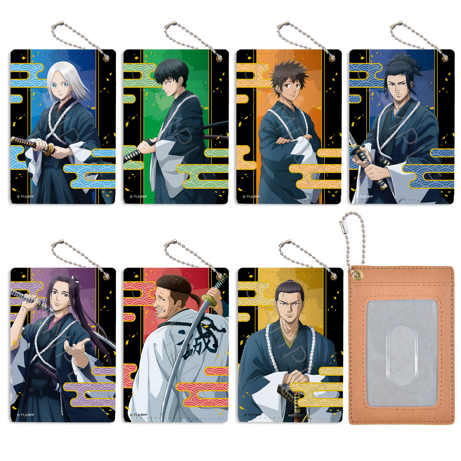 楽天市場】TVアニメ『青のミブロ』 パスケース A(ちりぬ にお) B(斎藤